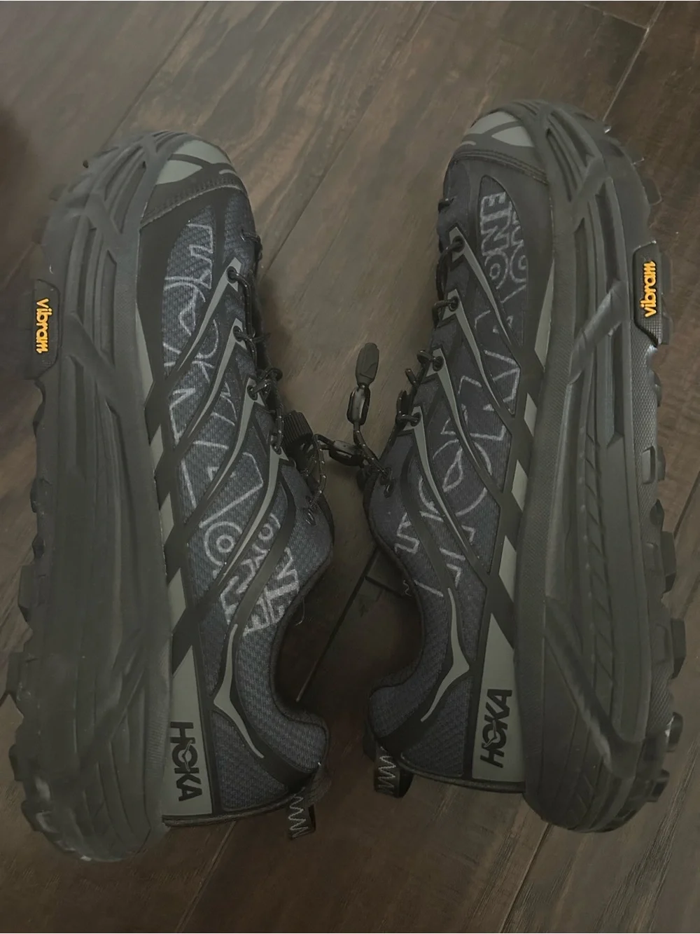 NEW HOKA Mafate Three2 'Wordmark Outer Orbit' Men's Sz 12